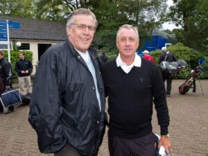 Jan met Johan Cruijff