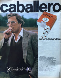 Jan als reclamemodel